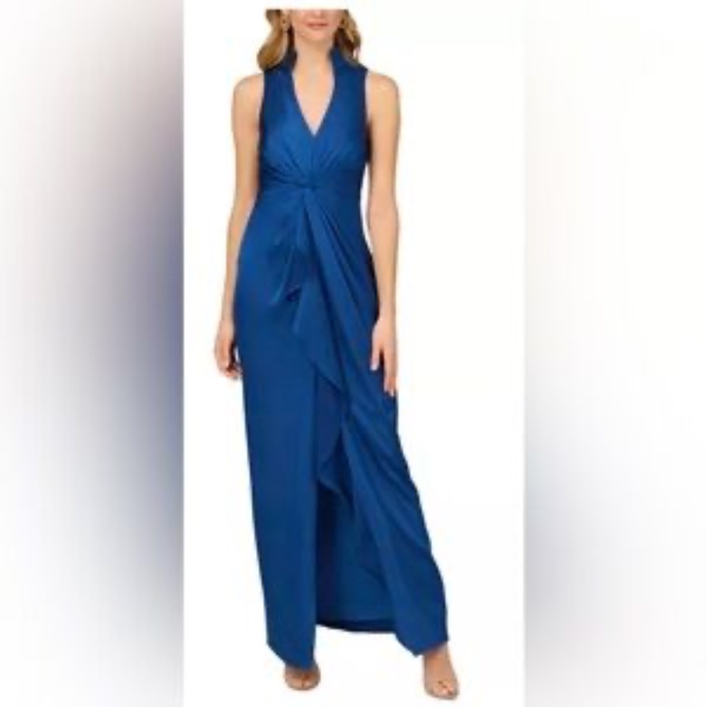 Aiden Mattox Gathered Front Gown NWT